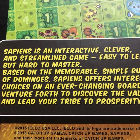 Sapiens: Guide Your Tribe Through the Valley Board Game 2-4 Players 10+ Strategy - Picture 10 of 12
